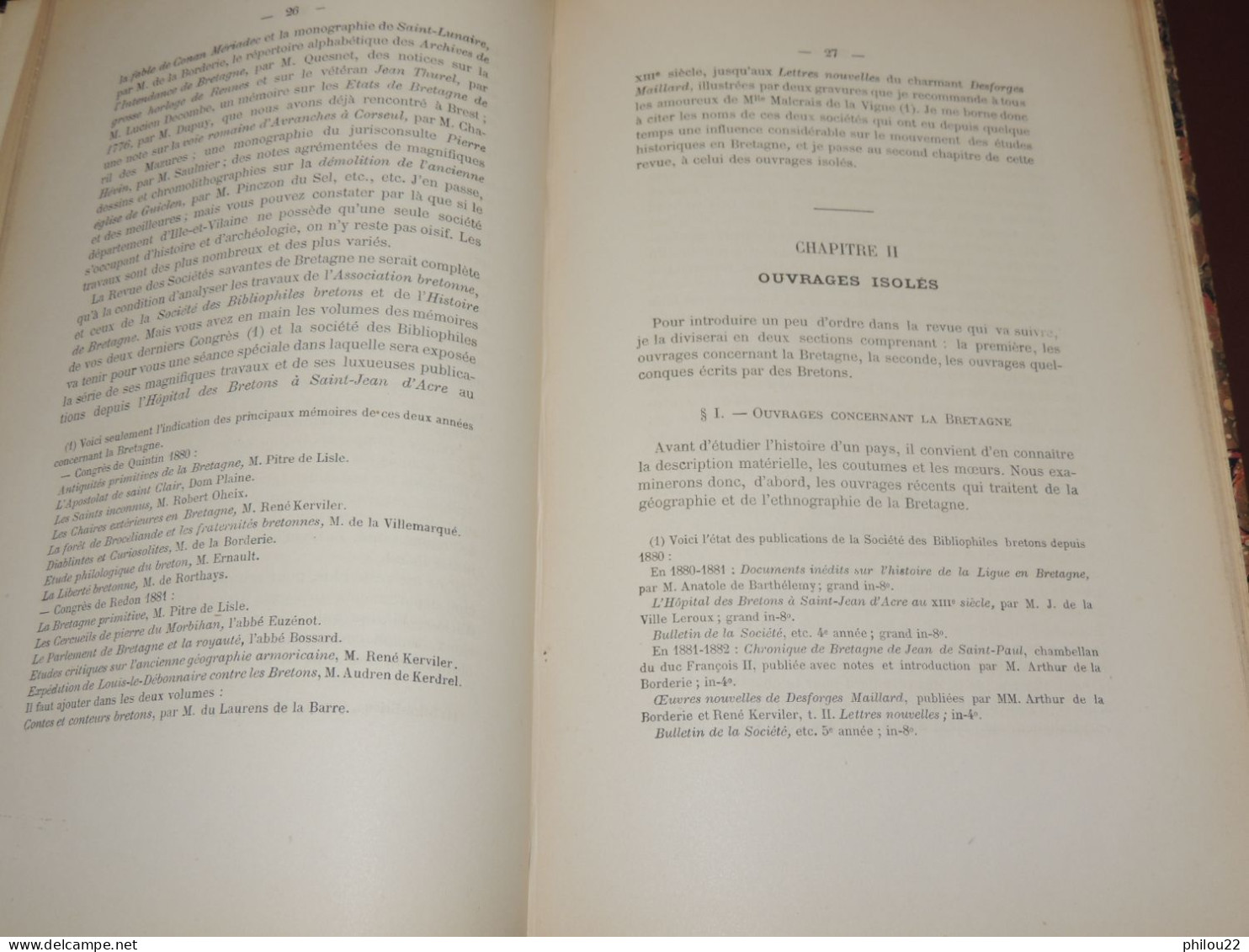 R. KERVILER - Revue Du Mouvement Historique & Littéraire En Bretagne 1880-1882 - 1801-1900