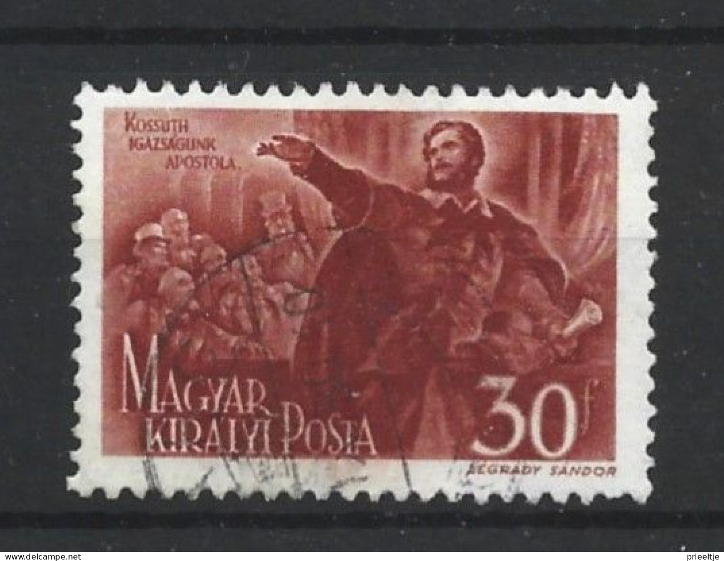 Hungary 1944 Lajos Kossuth Y.T. 655 (0) - Usado