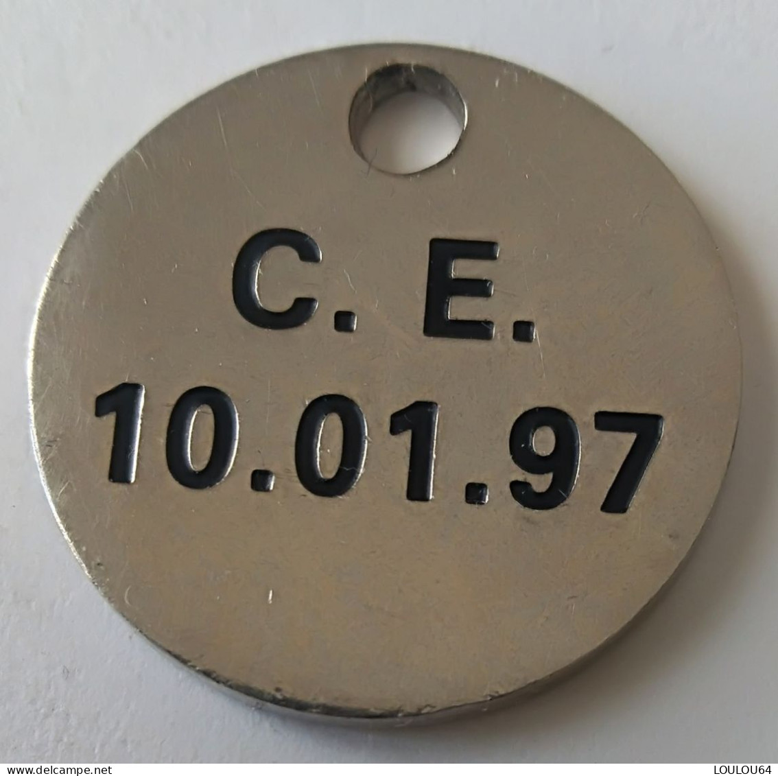 Jeton De Caddie - DOGA - C.E. 10.01.97 - En Métal - (1) - - Einkaufswagen-Chips (EKW)