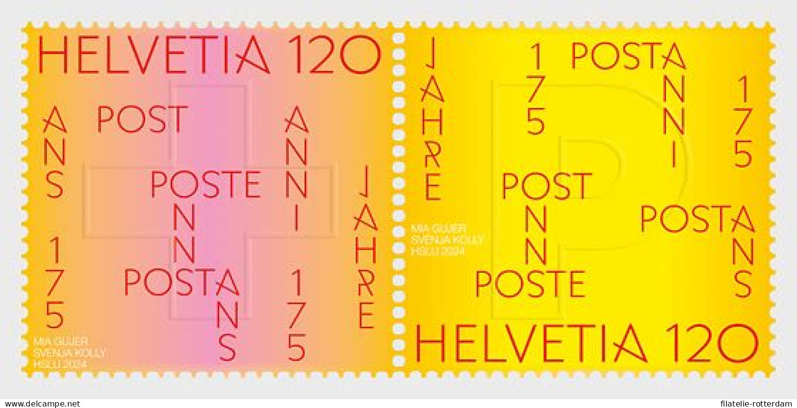 Switzerland / Zwitserland - Postfris / MNH - Complete Set 175 Years Post 2024 - Unused Stamps