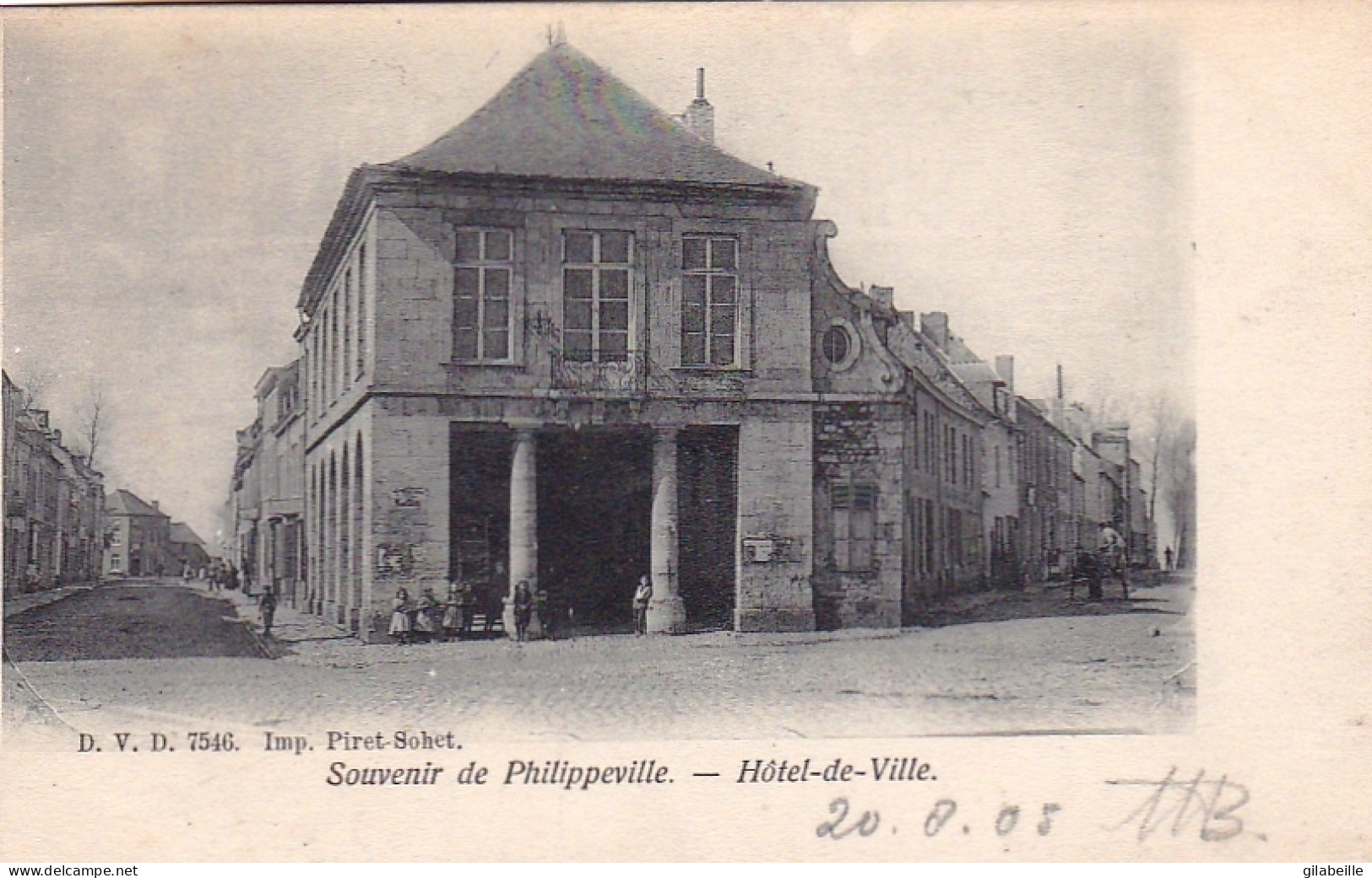 Namur - Souvenir De PHILIPPEVILLE - Hotel De Ville - Philippeville