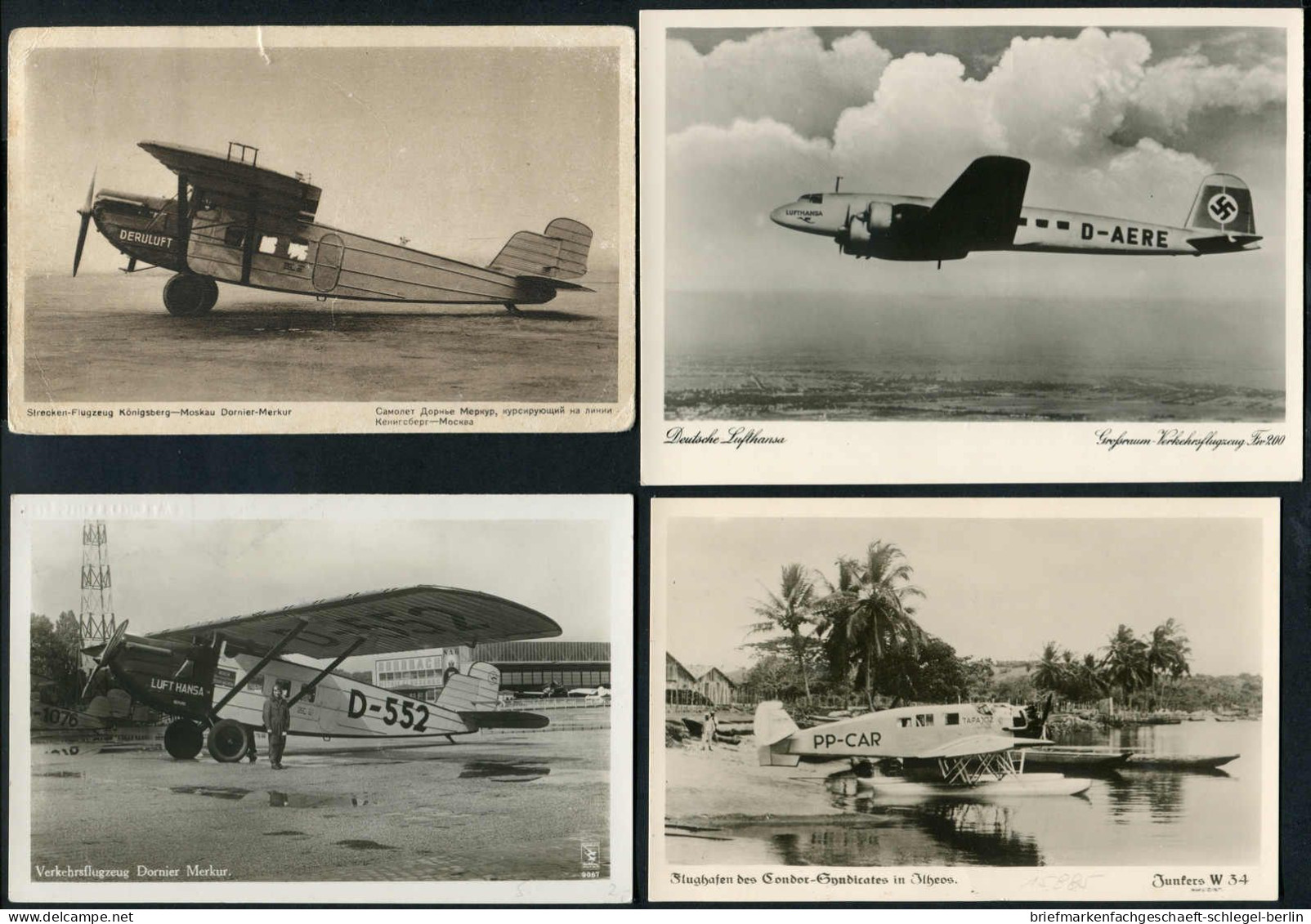 Luftfahrt, Militärische Flugzeuge Bis WK-II, Dornier, 1923, Brief - Unclassified
