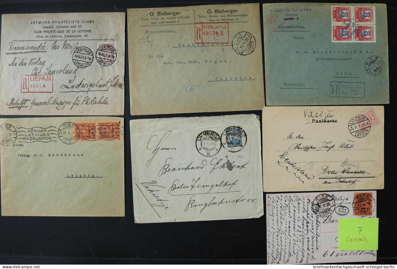 Sammlung/Posten Baltische Staaten, Brief - Andere & Zonder Classificatie