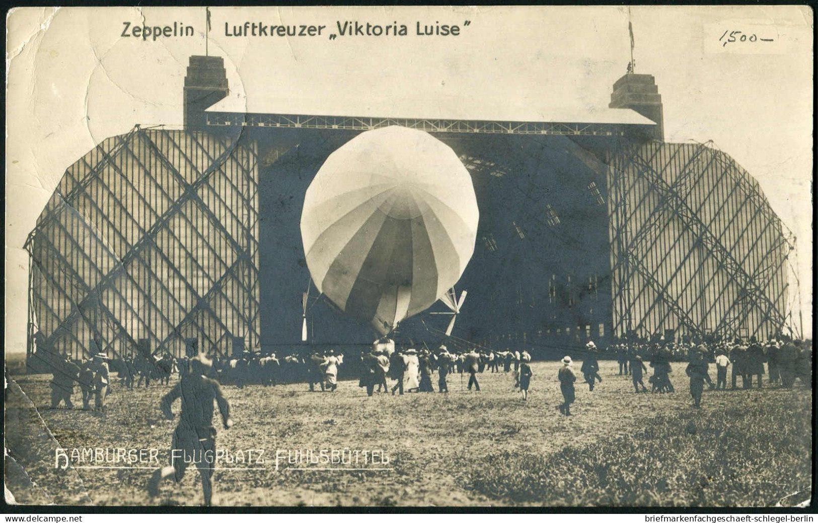 Zeppelin, Zeppelinpost Vor WW-I, 1912, 13 Fc, Brief - Zeppelins