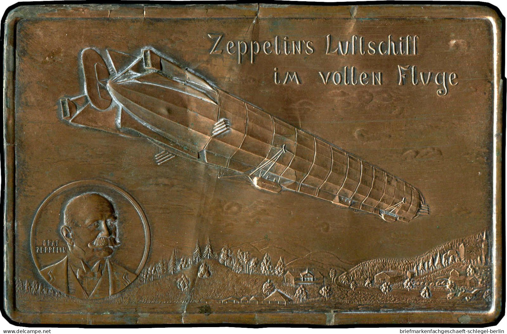 Zeppelin, Zeppelinpost Vor WW-I, 1912, 10 Bf, Brief - Zeppelins