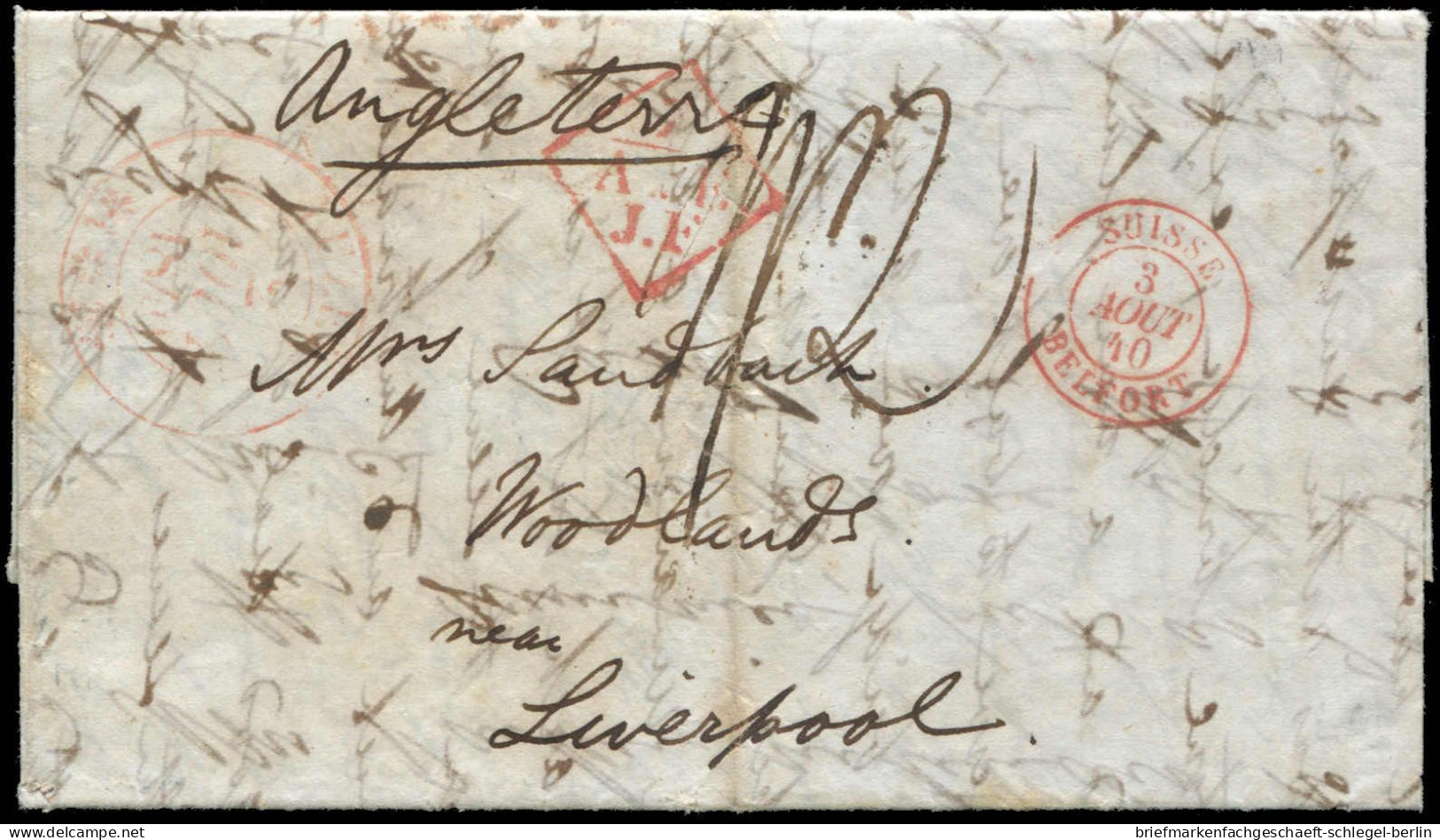 Schweiz, 1840, Brief - Sonstige & Ohne Zuordnung