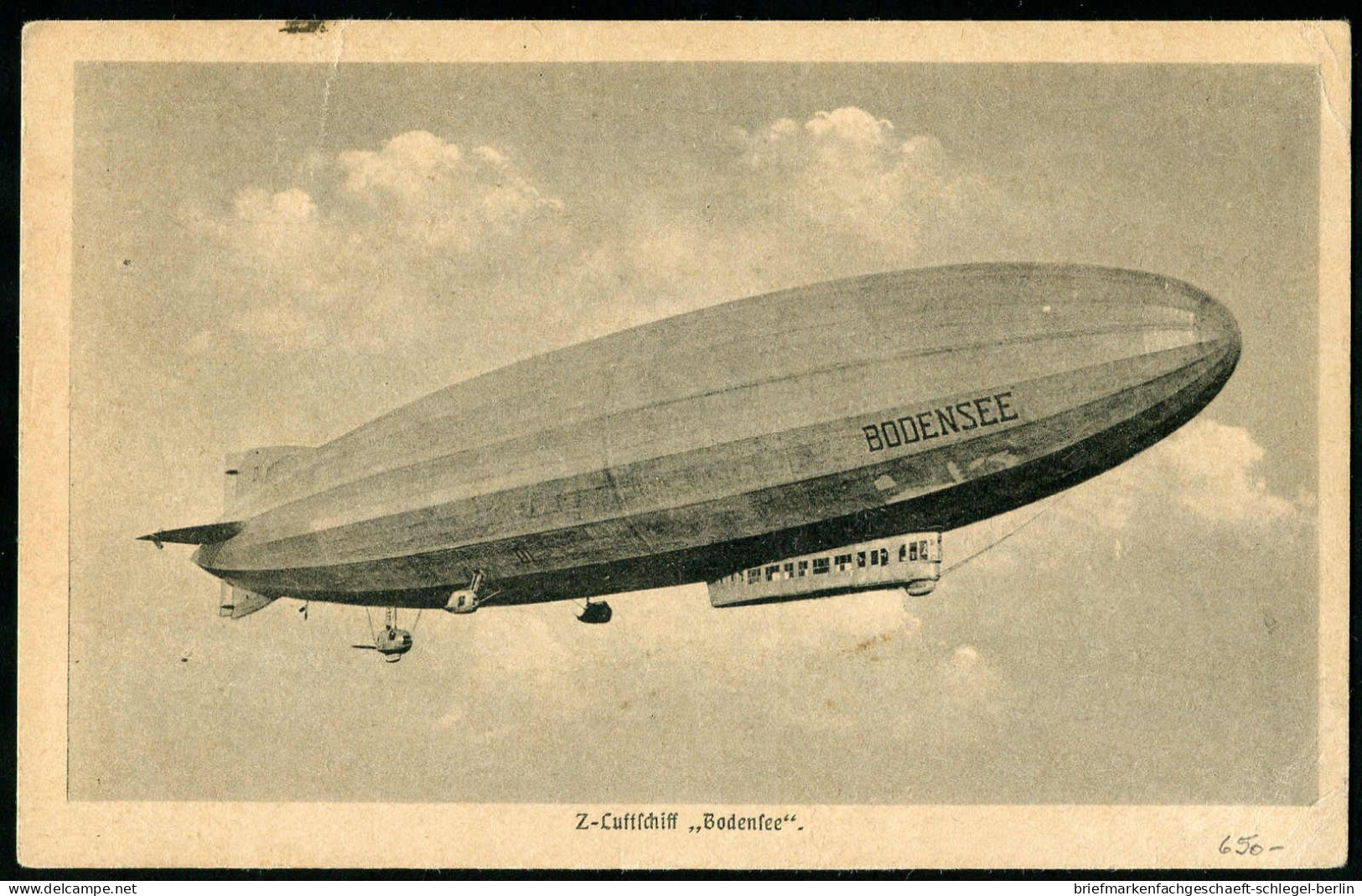 Zeppelin, Zeppelinpost LZ126-ZR3, Deutsche Zeppelinpost, 1919, ... - Zeppeline