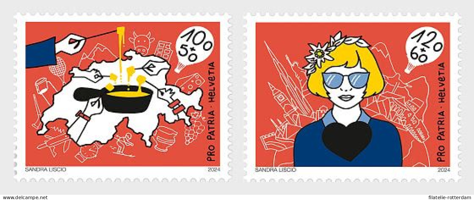 Switzerland / Zwitserland - Postfris / MNH - Complete Set Pro Patria 2024 - Nuevos