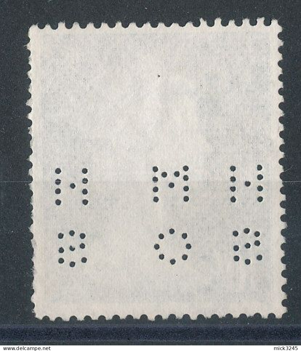 GB N°489 Perforé - Perfins