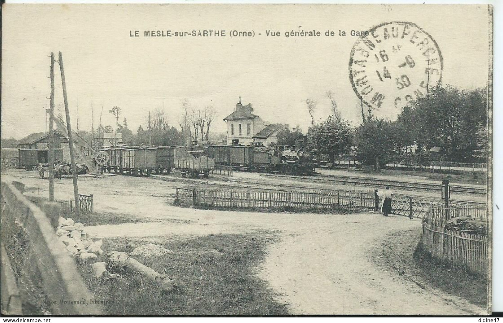 Le MESLE-sur-SARTHE- Vue Générale De La Gare - Le Mêle-sur-Sarthe