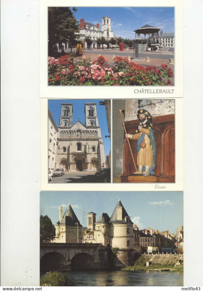 86 /CPM - Chatellerault - Lot de 44 cartes (Toutes scannées)