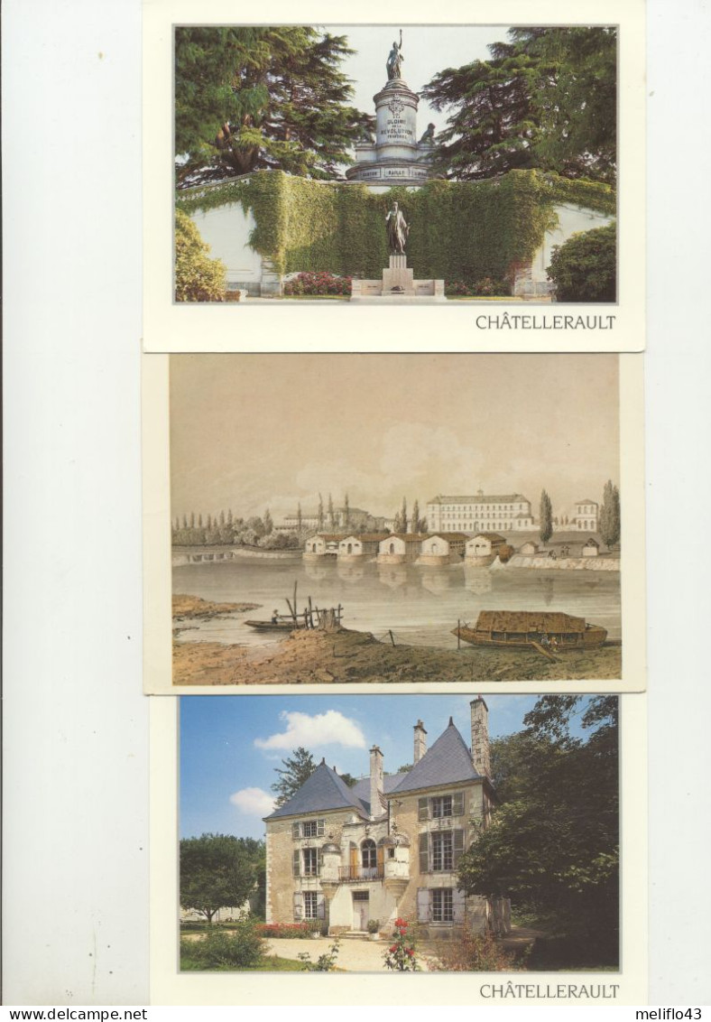 86 /CPM - Chatellerault - Lot de 44 cartes (Toutes scannées)