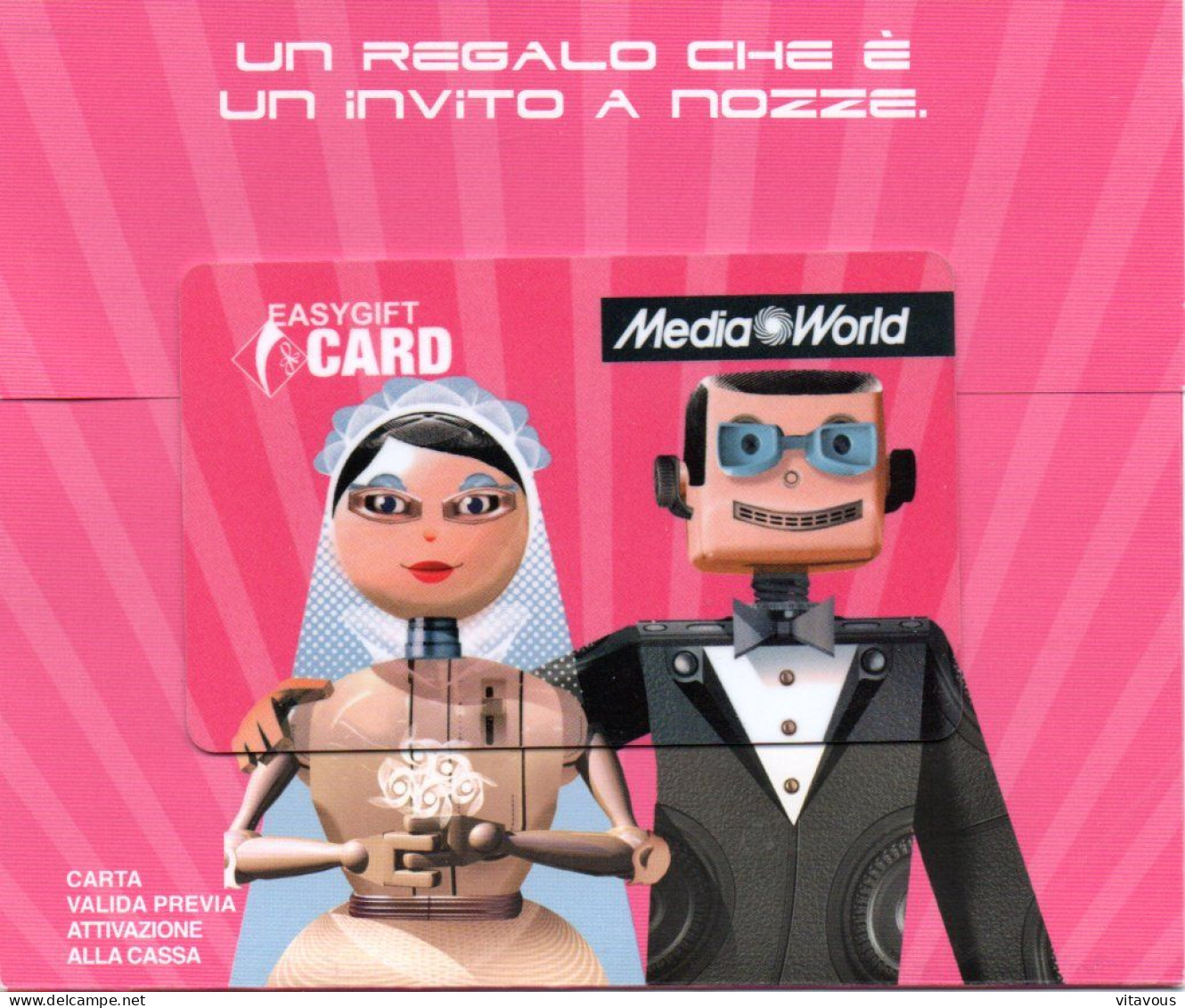 ROBOT Mariée Carte Cadeau IMedia World Talie Gift Card  (K 312) - Tarjetas De Regalo