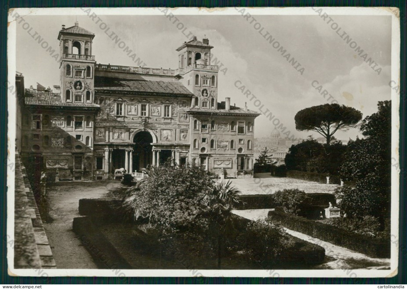 Roma Città Villa Medici PIEGHINE Foto FG Cartolina VK2355 - Autres & Non Classés