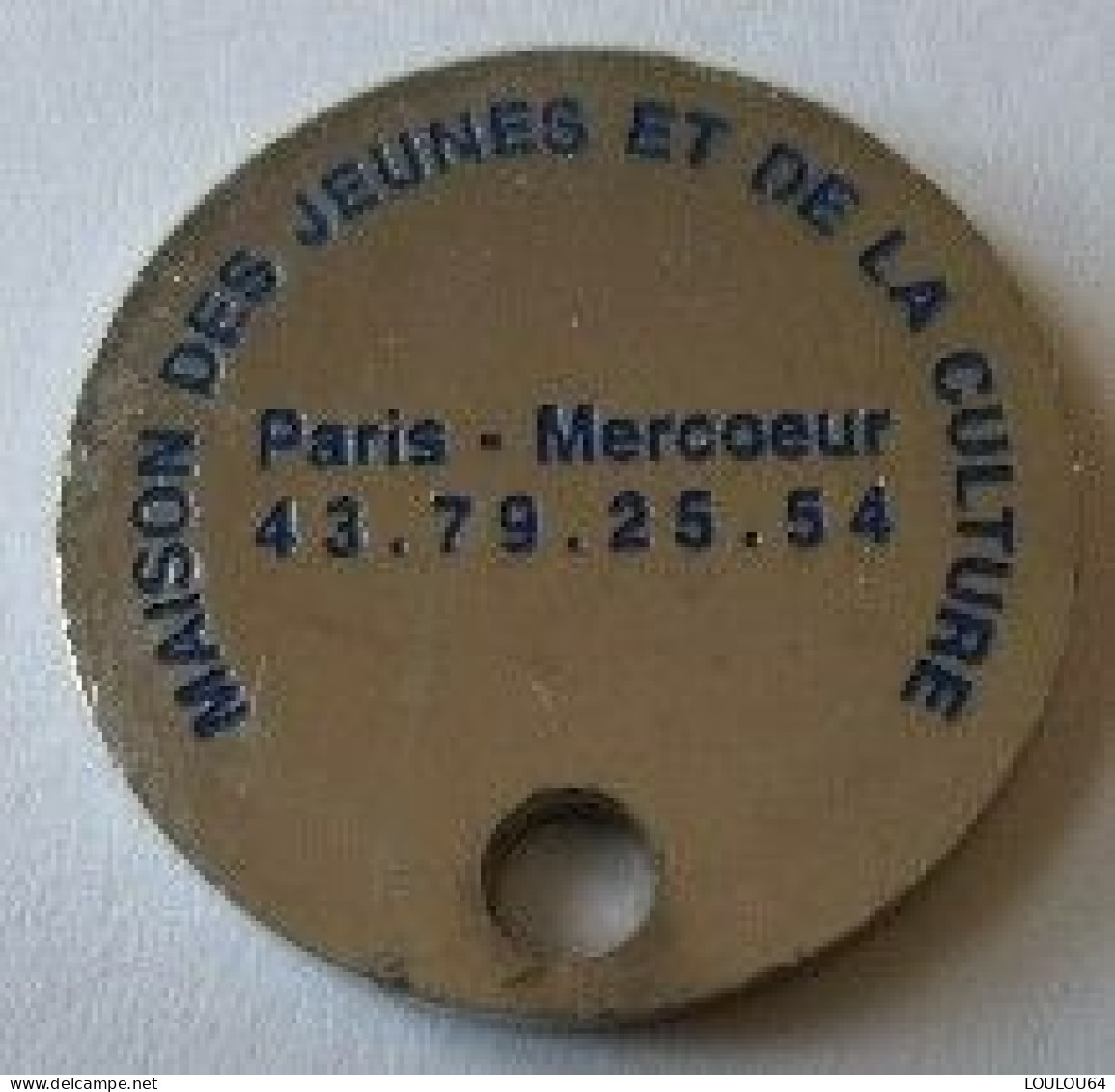 Jeton De Caddie - Les M.J.C. Ont 50 Ans ! 1945-1995 - MAISON DES JEUNES ET DE LA CULTURE - En Métal - (1) - - Einkaufswagen-Chips (EKW)
