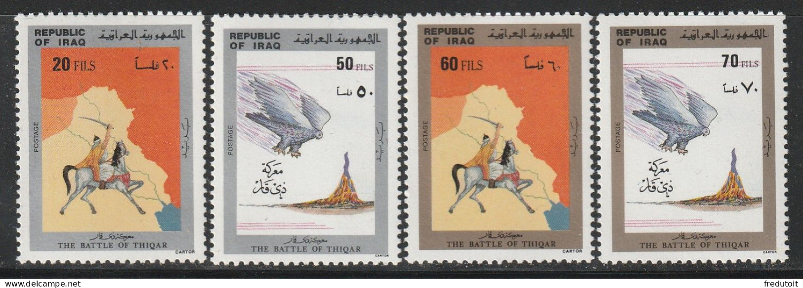 IRAQ - N°1098/1101 ** (1983) La Bataille De Thiqar - Irak