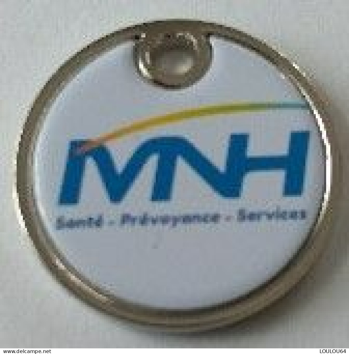 Jeton De Caddie - Assurances - MNH - La Mutuelle Nationale Des Hospitaliers - En Métal - - Trolley Token/Shopping Trolley Chip