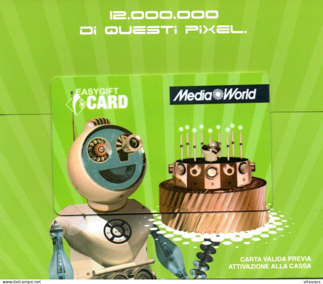 ROBOT Carte Cadeau Media World Talie Gift Card  (K 315) - Tarjetas De Regalo