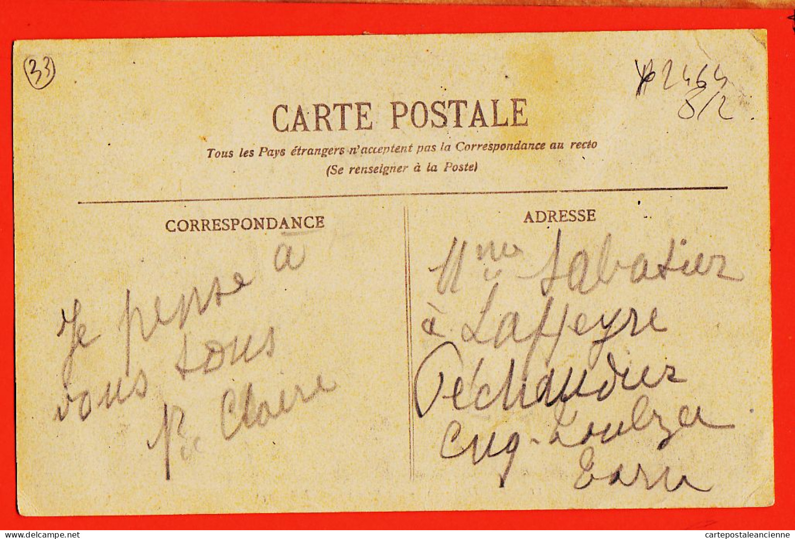 27985 /⭐ VERDELAIS 33-Gironde ◉ La Procession 1914 à SABATIER Lappeyre Péchaudier Cuq-Toulza ◉ 11 B.R 248 - Verdelais