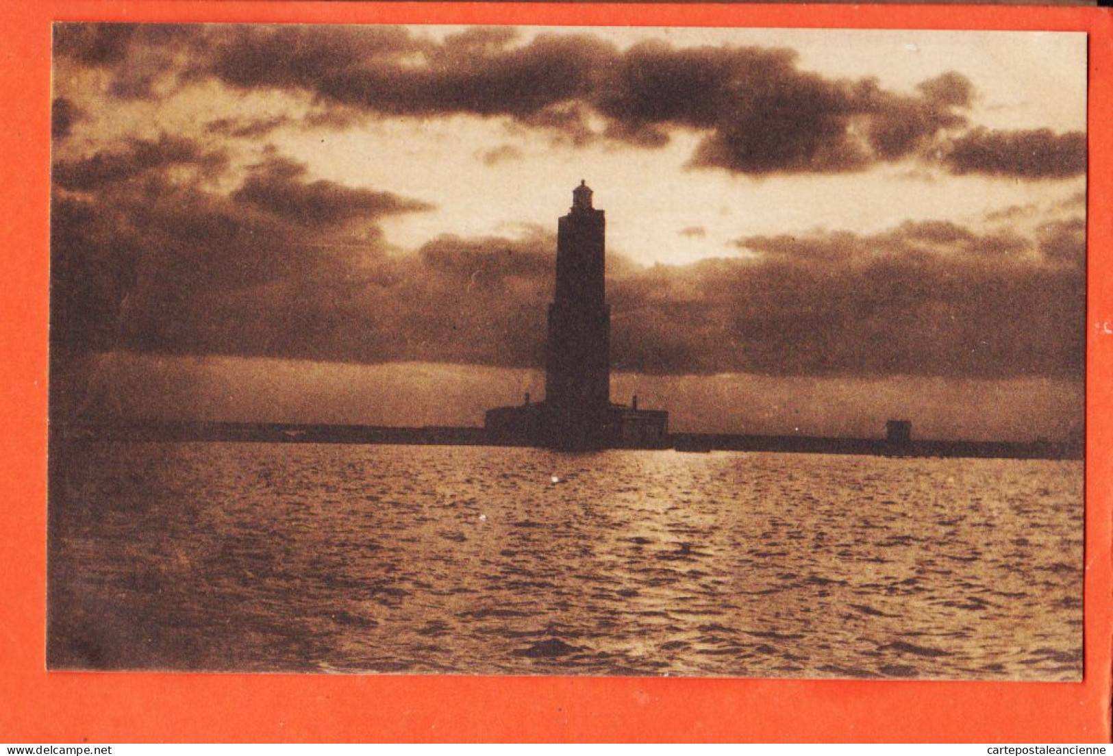 27986 / ⭐ ◉ LIVORNO Toscana (•◡•) Il Fanale LIVOURNE Toscane Italie Phare Coucher Soleil 1910s ◉ Editeur MANZI 2910 - Livorno