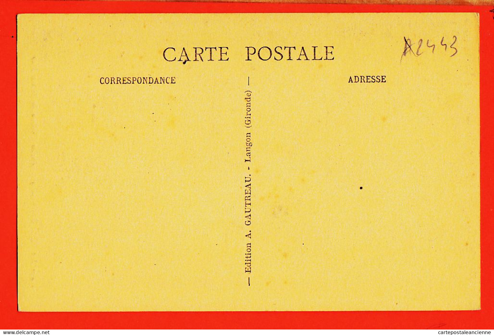 27815 / ⭐ (•◡•) ◉ LA REOLE 33-Gironde ◉ Ancien Chateau Du PRINCE NOIR ◉ Edition GAUTREAU Langon N° 440 - La Réole