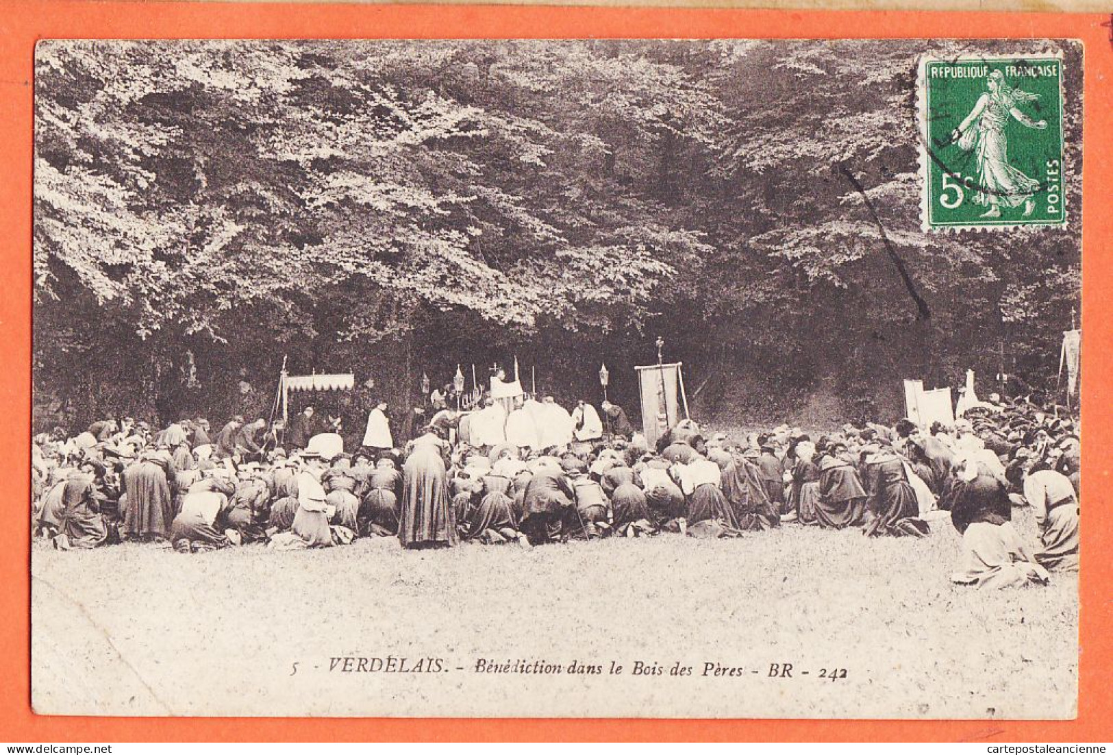 27947 /⭐ VERDELAIS 33-Gironde ◉ Benediction Dans Bois Des PERES 1913 à RIBEIRAU Chez PAUPPE Rue Damas Libourne ◉ B.R 242 - Verdelais