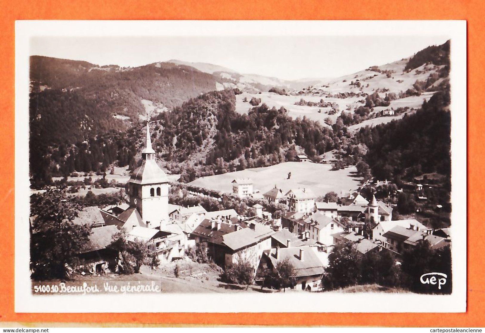 27756 / BEAUFORT 73-Savoie Vue Générale Du Village 1950s Photo-Bromure HOURLIER-BOUQUERON 5100-10 La Tronche Isère - Beaufort