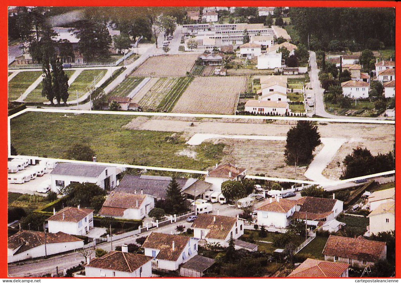 27570 / VILLENEUVE-sur-LOT 47-Lot-Garonne Futur Emplacement Résidence LA MYRE MORY Cppub 1980s à S.A. H.L.M. CARPI - Villeneuve Sur Lot