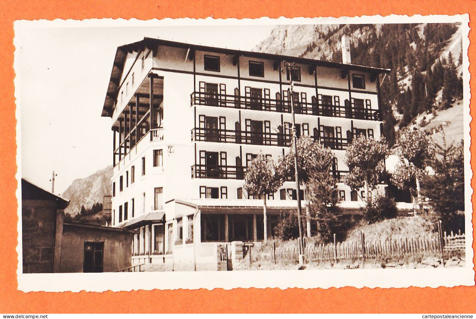 27724 /⭐ ◉  ♥️ Rare Cliché PRALOGNAN-LA VANOISE Savoie Hotel De LA VANOISE Carte-Photo Non Légendé 1940s  - Pralognan-la-Vanoise