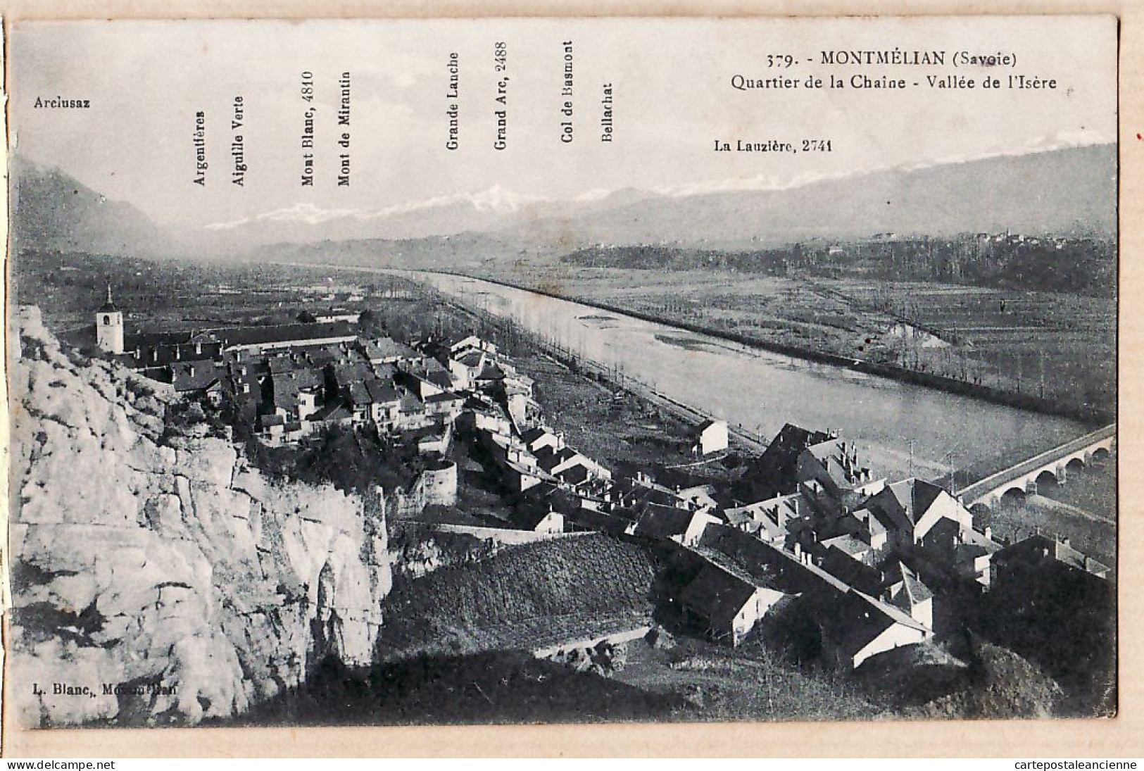 27757 / MONTMELIAN 73-Savoie Quartier De La Chaîne Vallée De L'ISERE PLANAISE Le 22-07-1916 Edition BLANC 379 - Montmelian