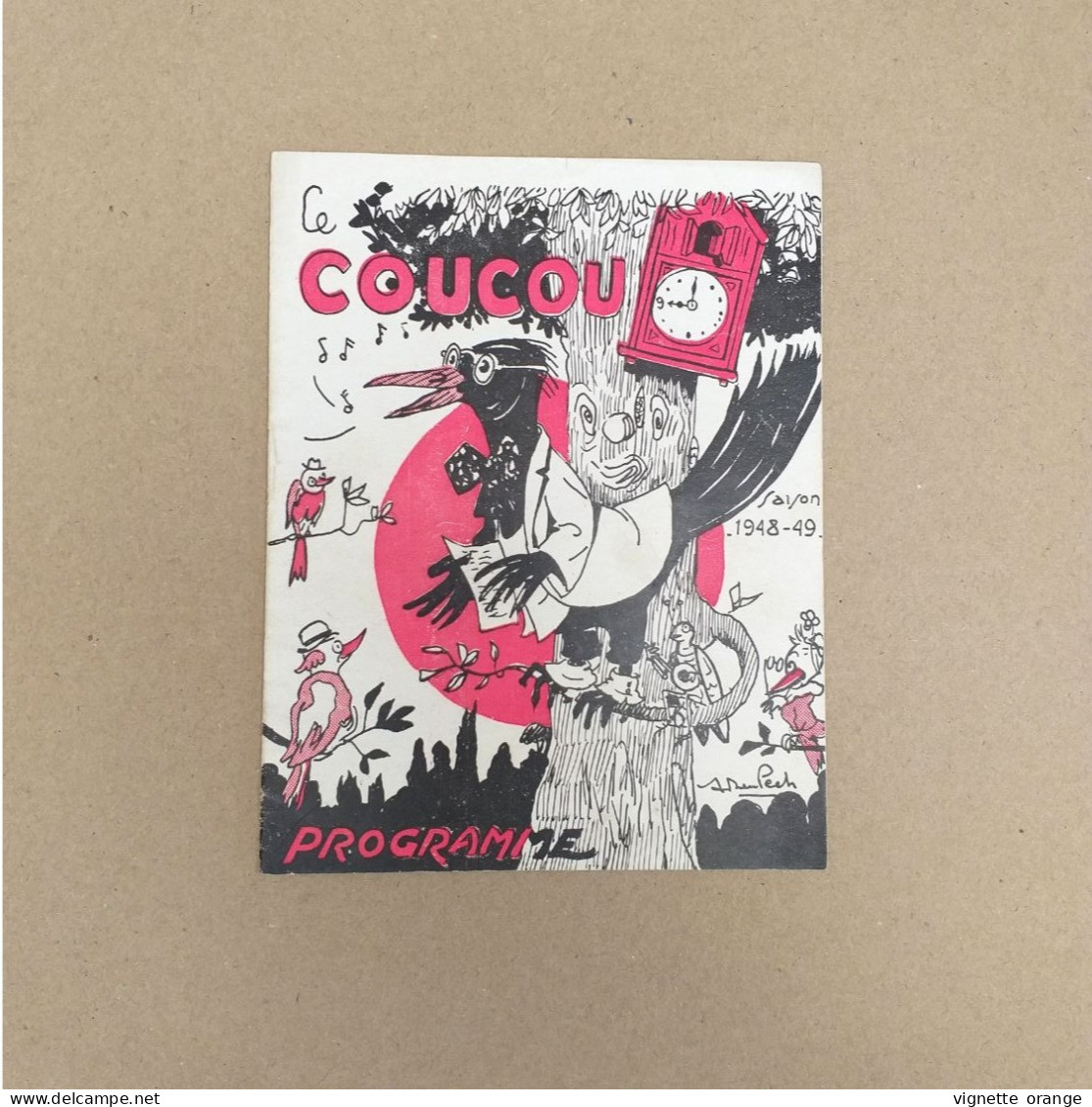 Programme Le COUCOU Saison 1948 - 49 - Programmes