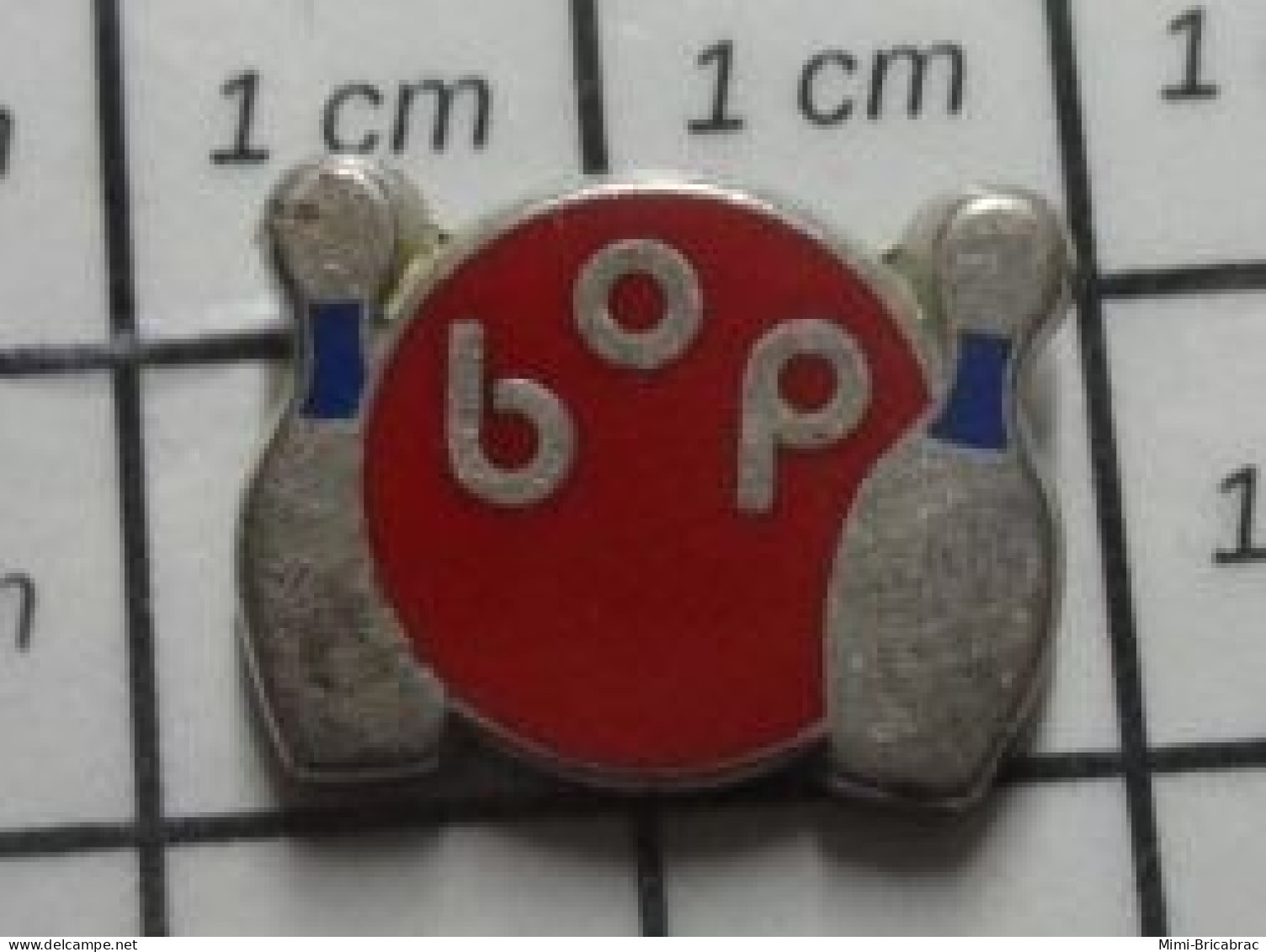 811F Pin's Pins / Beau Et Rare / SPORTS / QUILLES BOWLING BOP San Be Ni Lula ? - Bowling