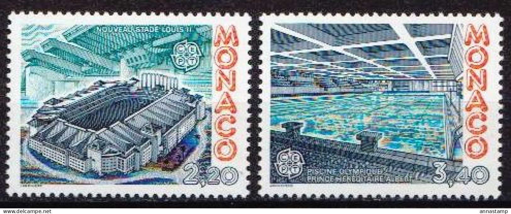 Monaco MNH Set - 1987