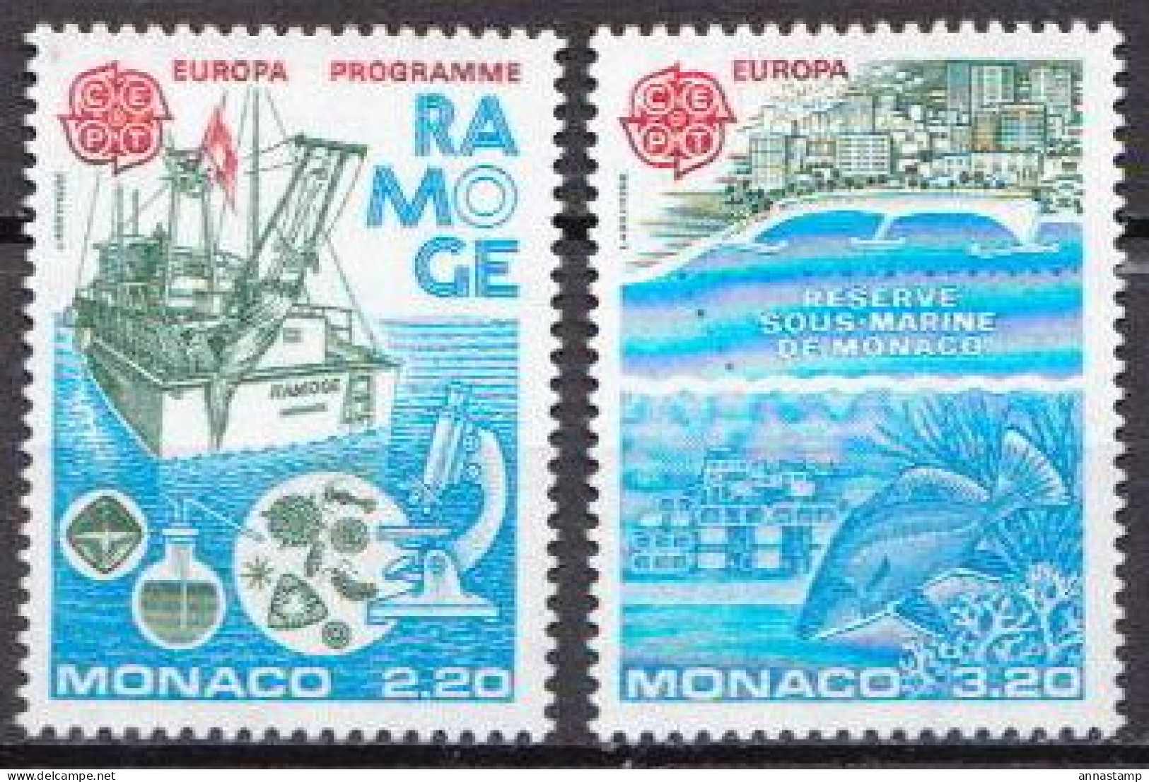 Monaco MNH Set - 1986