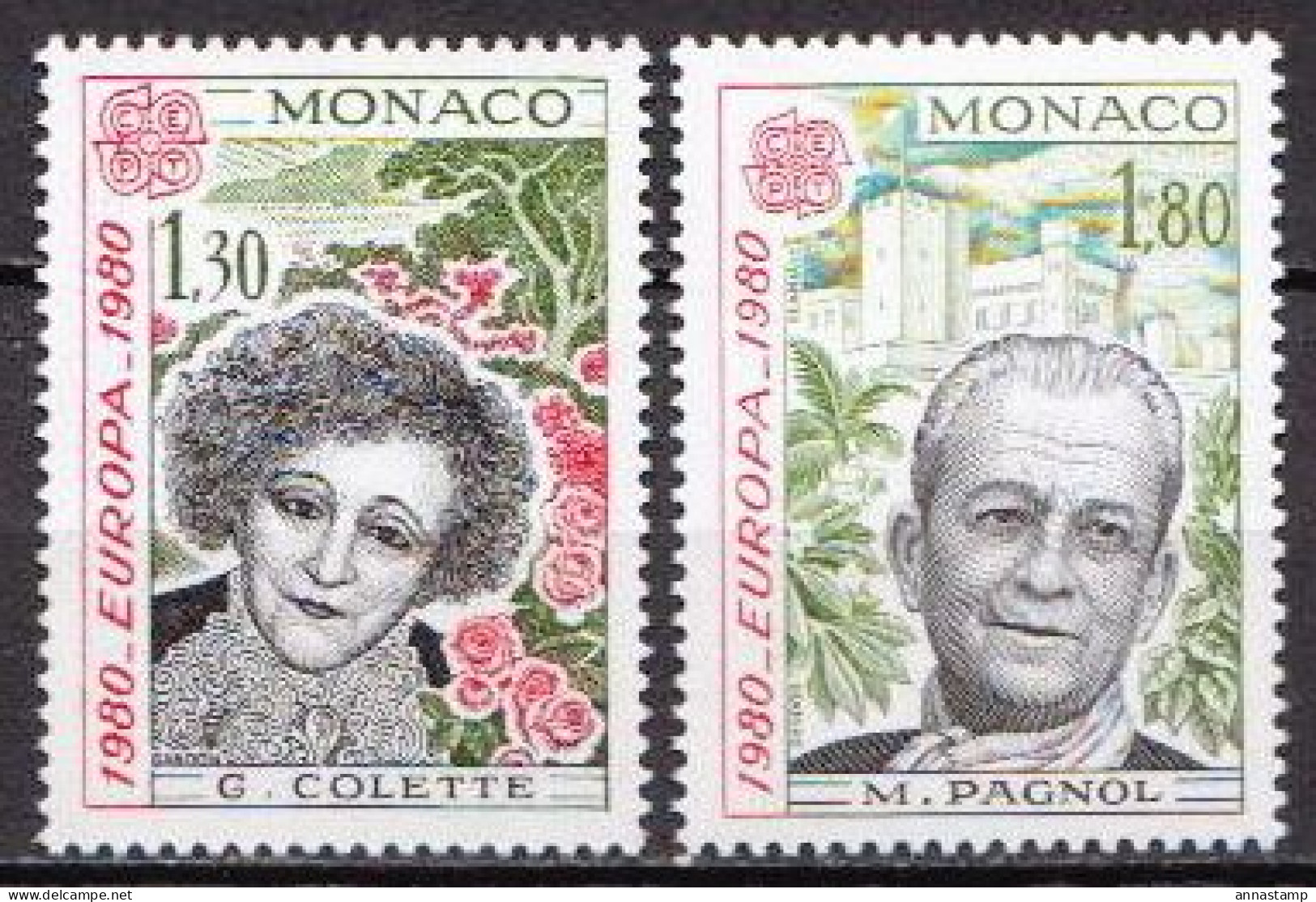 Monaco MNH Set - 1980