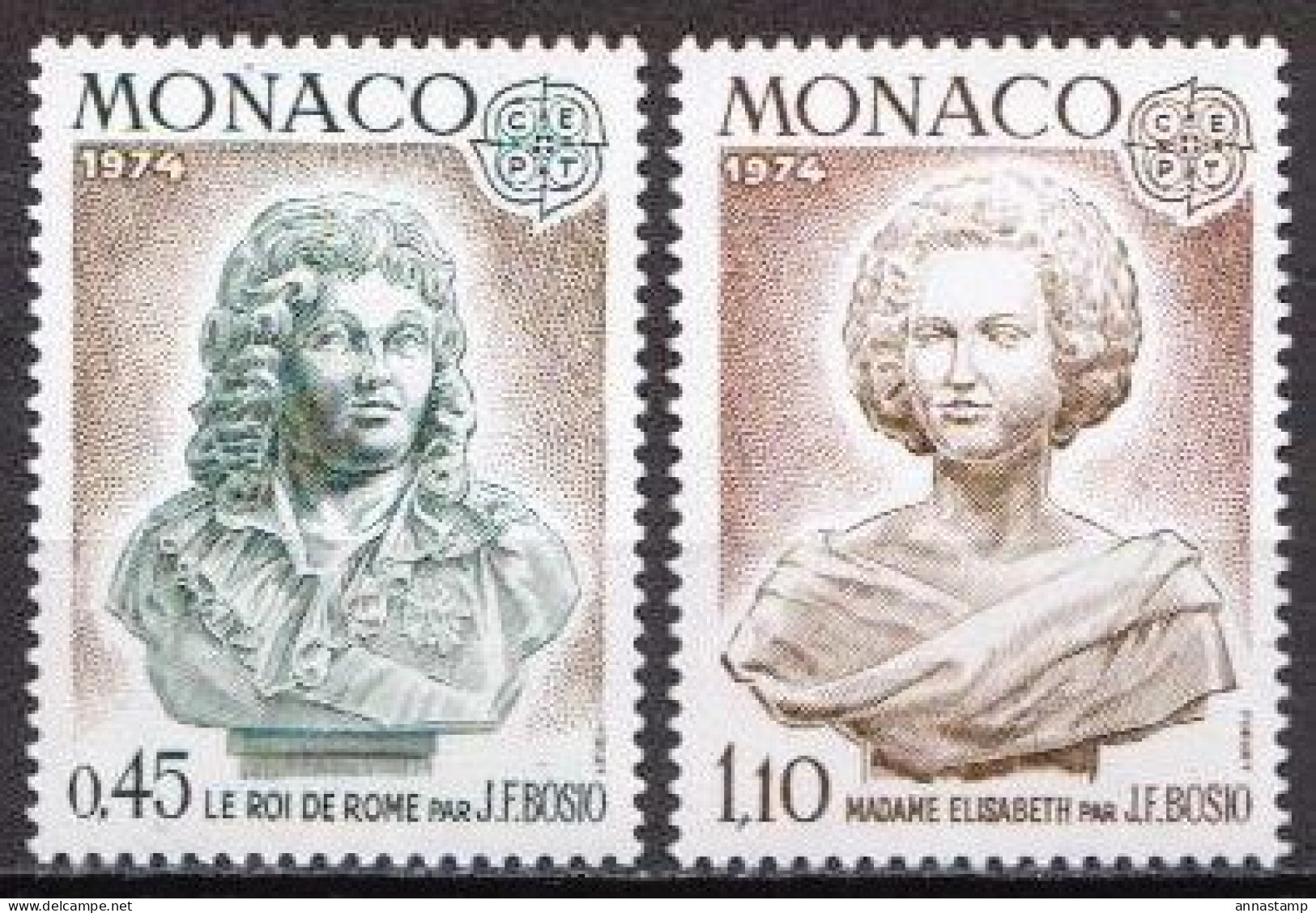 Monaco MNH Set - 1974