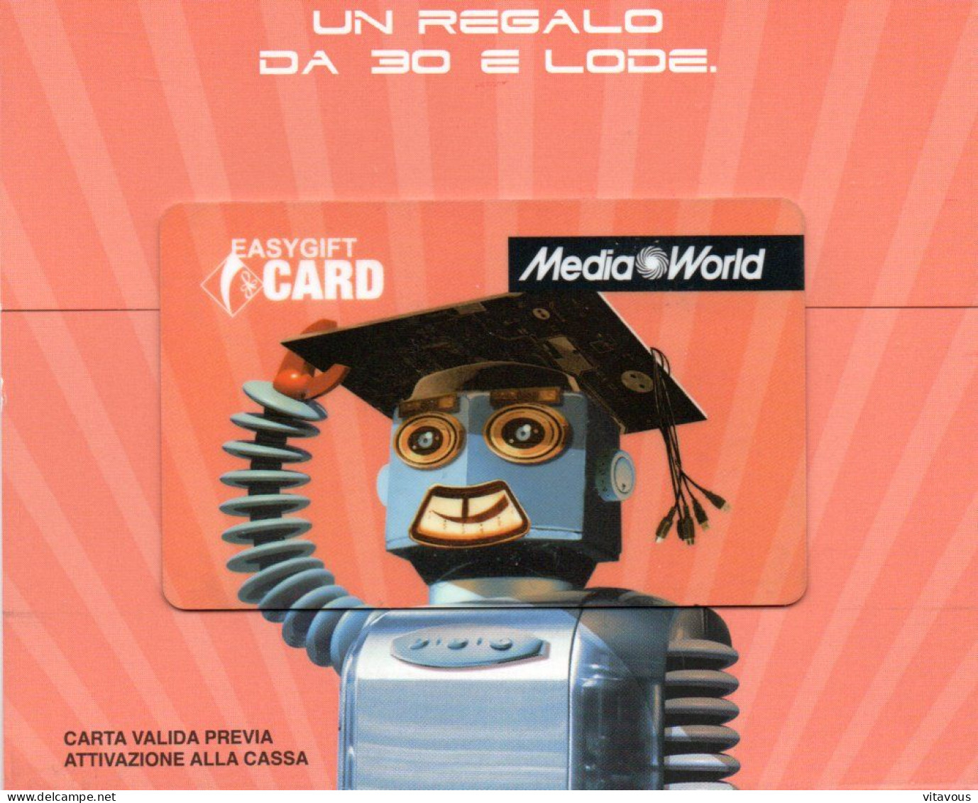ROBOT Carte Cadeau Media World Talie Gift Card  (K 320) - Tarjetas De Regalo