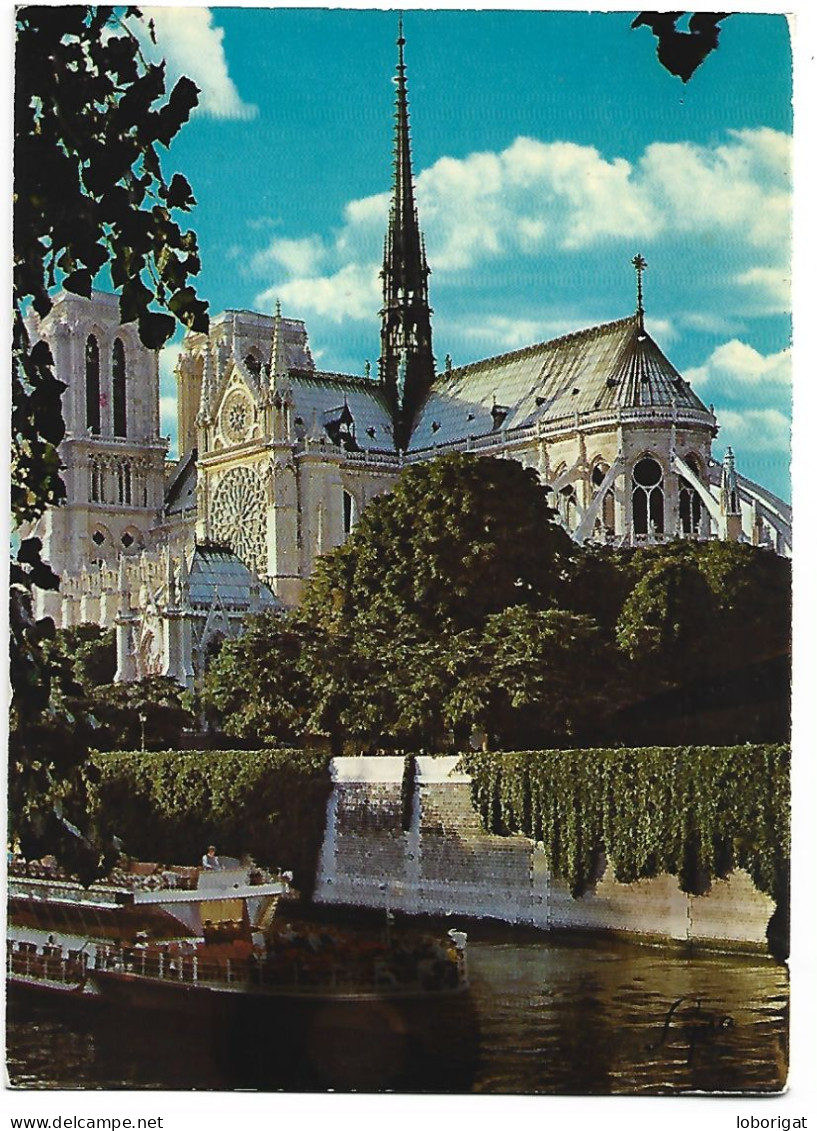 NOTRE DAME ET LA SEINE / NOTRE-DAME AND THE SEINE.- PARIS.- ( FRANCIA ) - Notre Dame De Paris