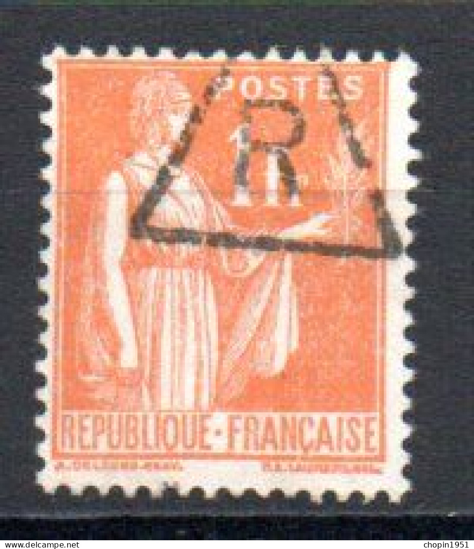 N° 286 Oblitéré R Dans Un Triangle - 1932-39 Paix