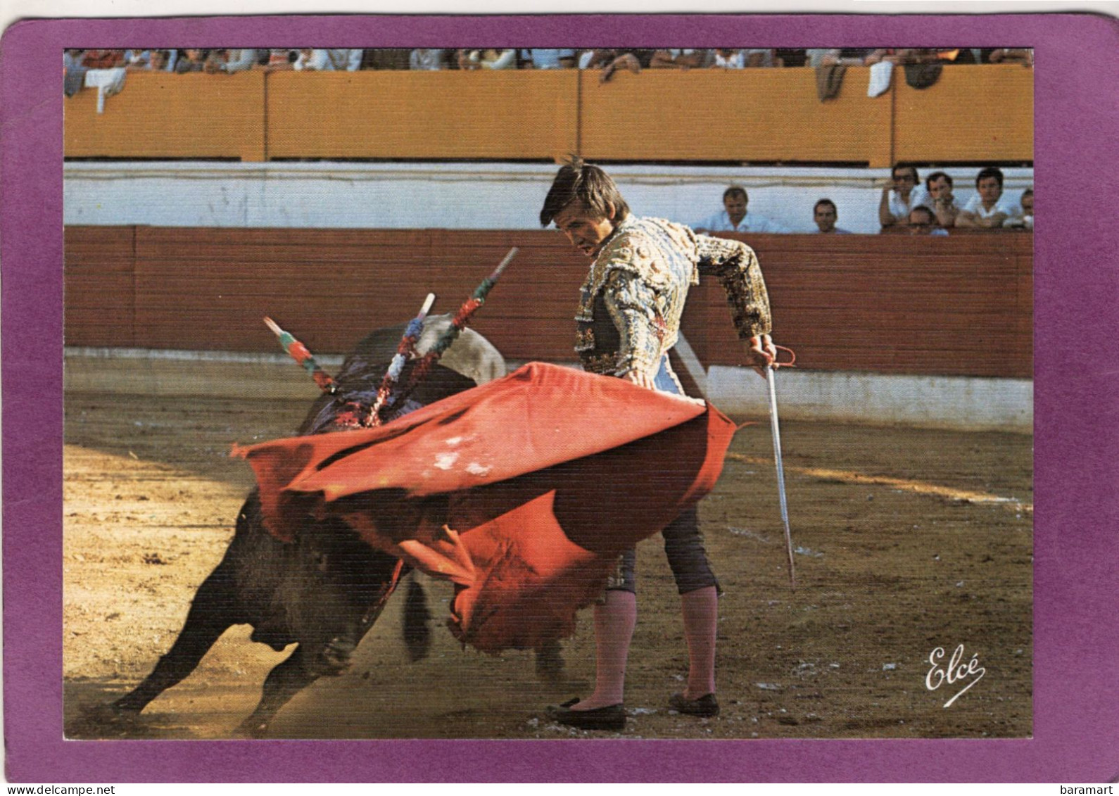 COURSE DE TOROS  Très Belle Passe De Muleta - Corrida