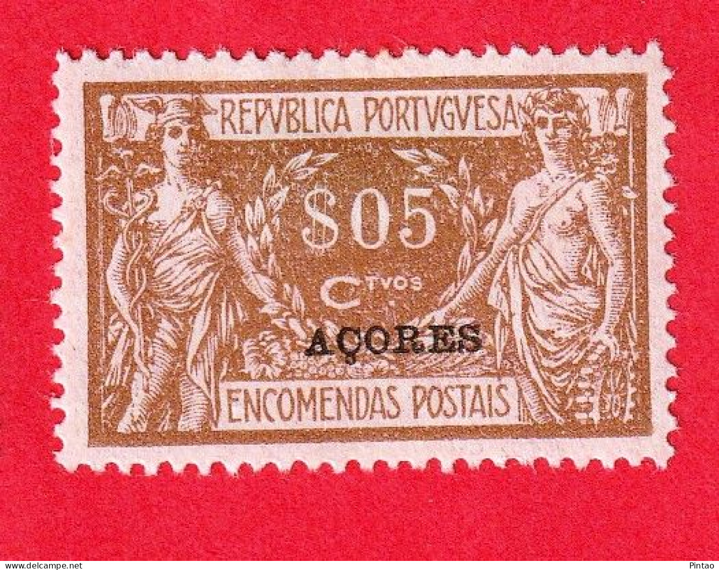 ACR0522- AÇORES 1921_ 23 ENC. POSTAIS Nº 3- MH - Açores