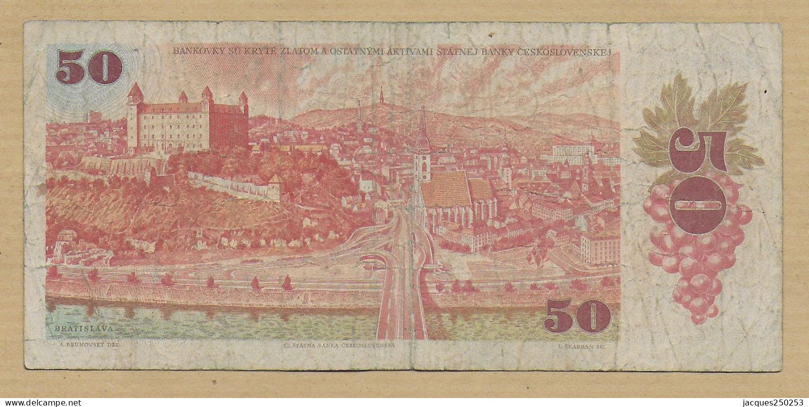 50 KORUN 1987 Circulé - Cecoslovacchia