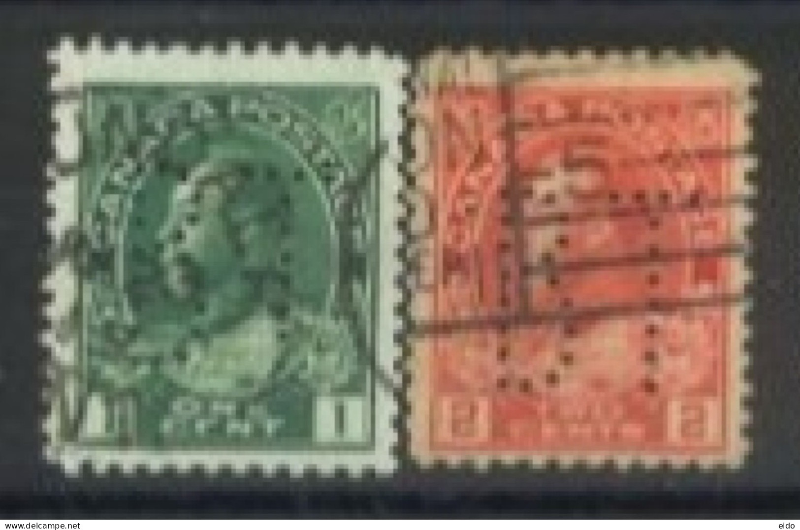 CANADA - 1912, KING GEORGE V STAMPS SET OF 2, USED. - Used Stamps