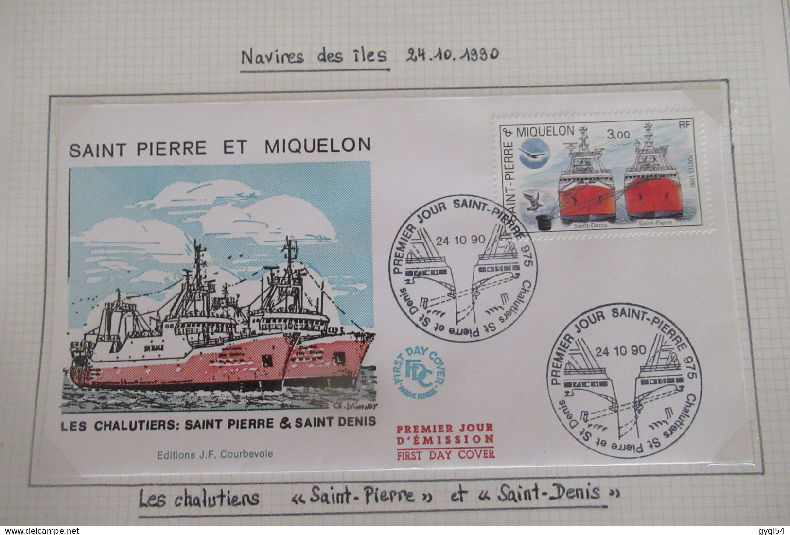 Saint-Pierre Et Miquelon FDC   1990 - FDC
