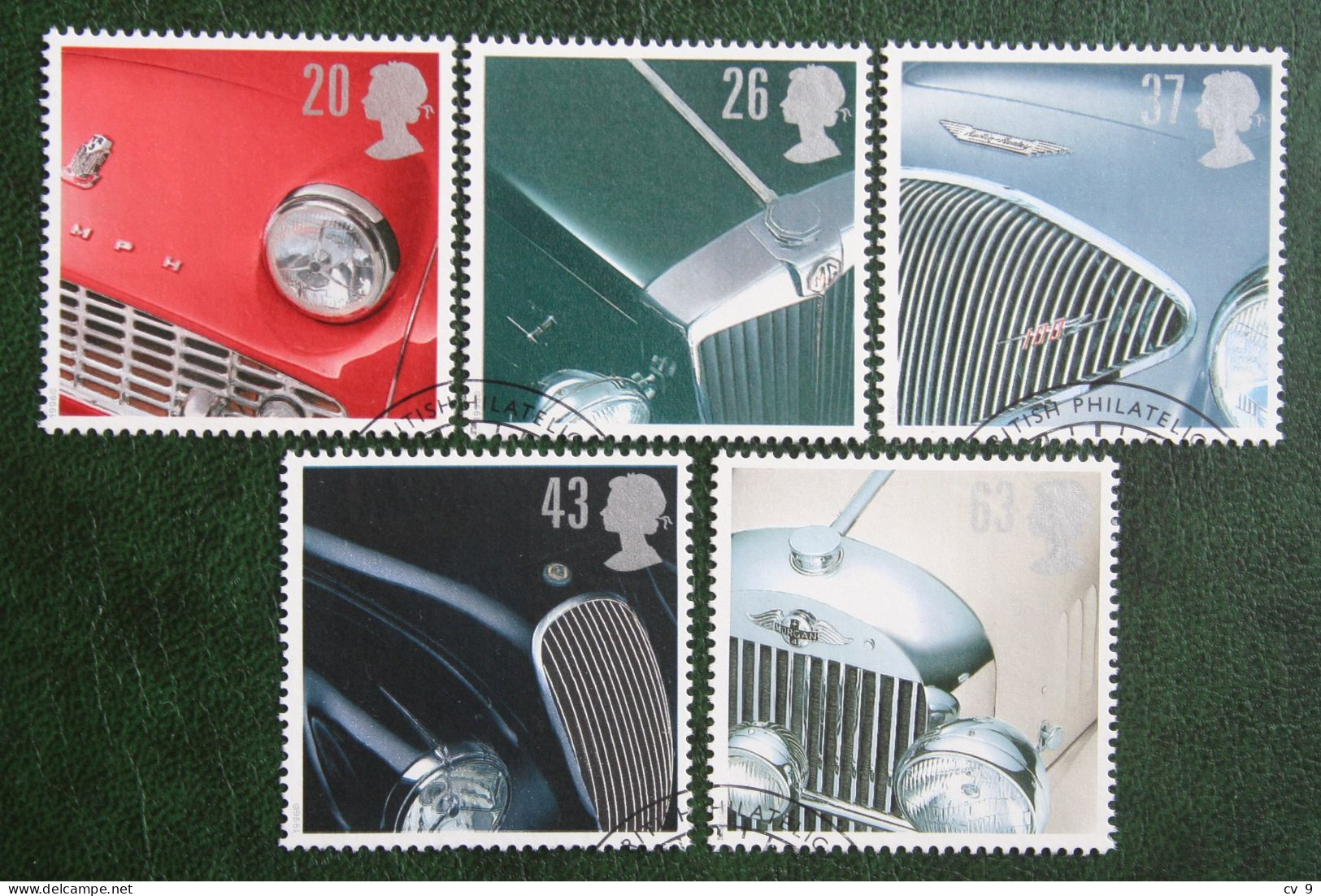 CLASSIC SPORTS CARS Auto Voiture (Mi 1657-1661) 1996 Used Gebruikt Oblitere ENGLAND GRANDE-BRETAGNE GB GREAT BRITAIN - Used Stamps