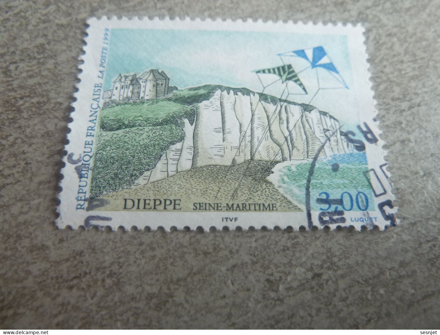 Dieppe (Seine-Maritime) - 3f. - Yt 3239 - Multicolore - Oblitéré - Année 1999 - - Used Stamps