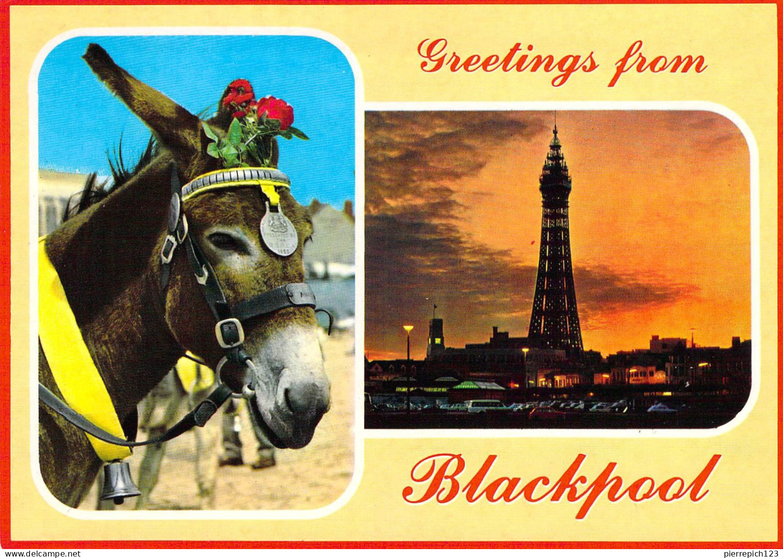 Blackpool - Vue Nocturne Sur La Tour - Blackpool
