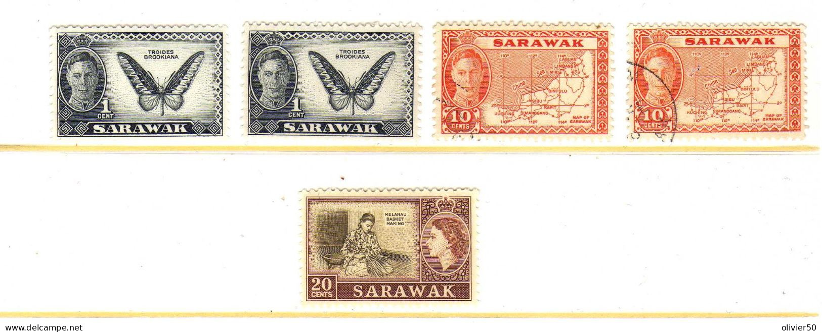Sarawak - George VI - Elizabeth II - Neufs** Et Oblit - Sarawak (...-1963)