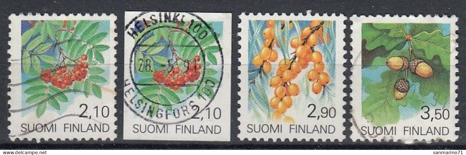 FINLAND 1126-1128,used,falc Hinged - Fruit