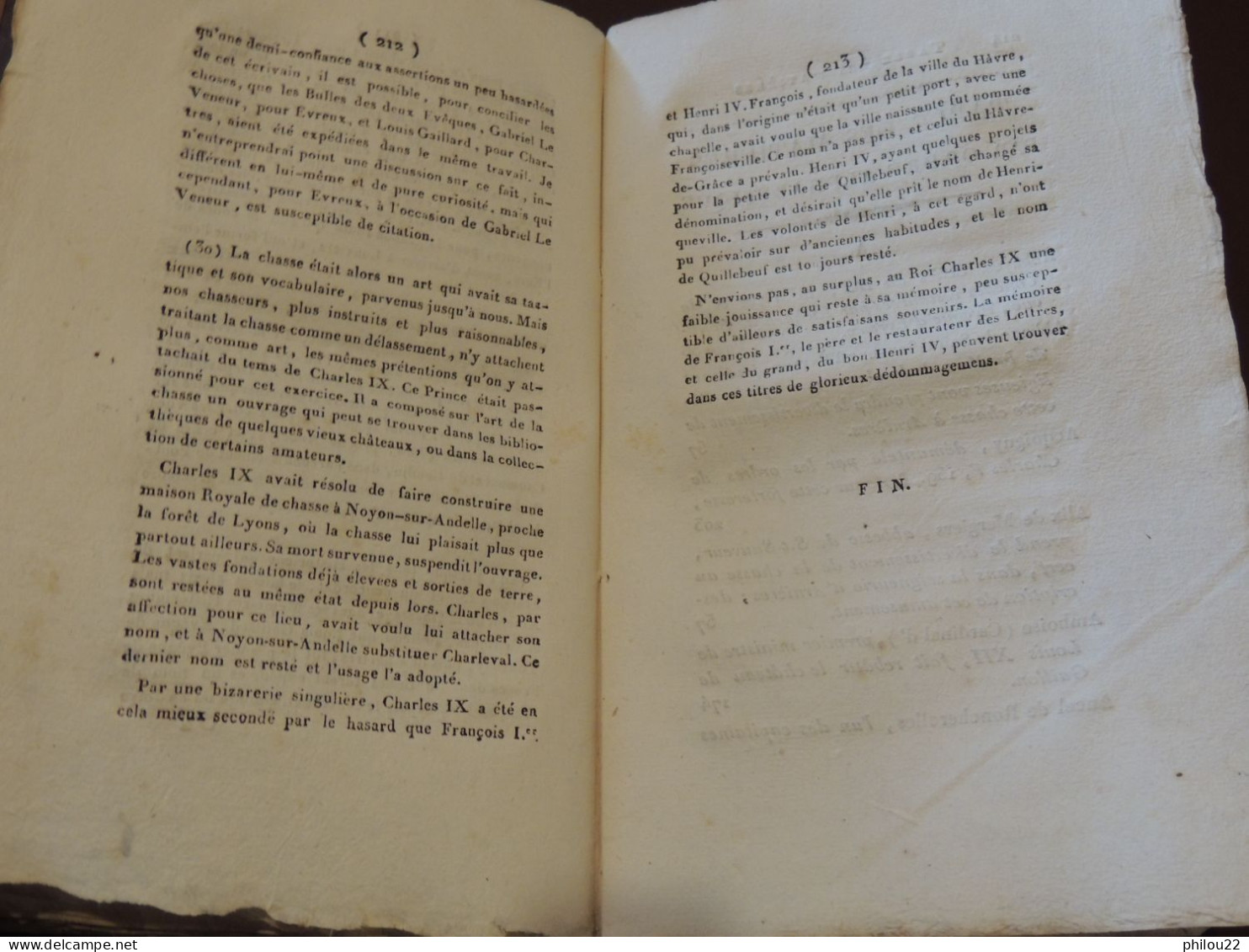 Masson De St Amand - Essais Historiques... Ancien Comté... Ville D'Evreux  E.O. 1813-1815 - 1801-1900